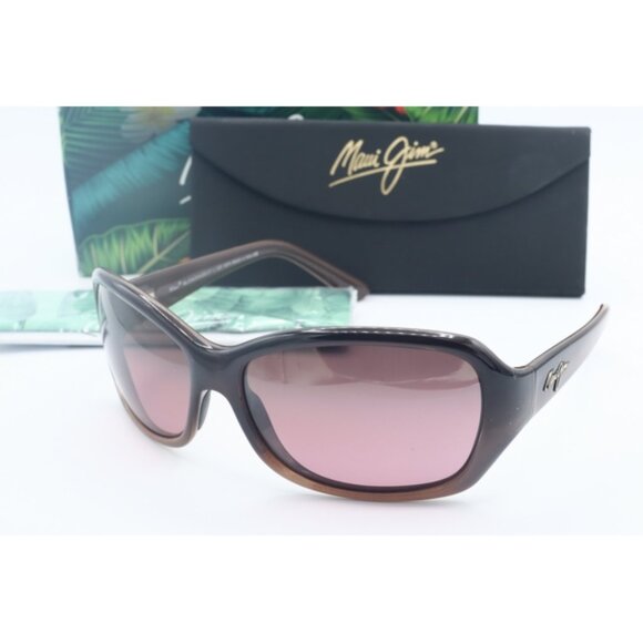 Maui Jim Pearl City MJ 214-01A Tortoise Cat Eye Sunglasses Maui Rose polarized - Picture 6 of 6